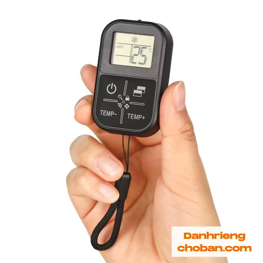 Remote điều hòa mini đa năng kèm hộp sản phẩm