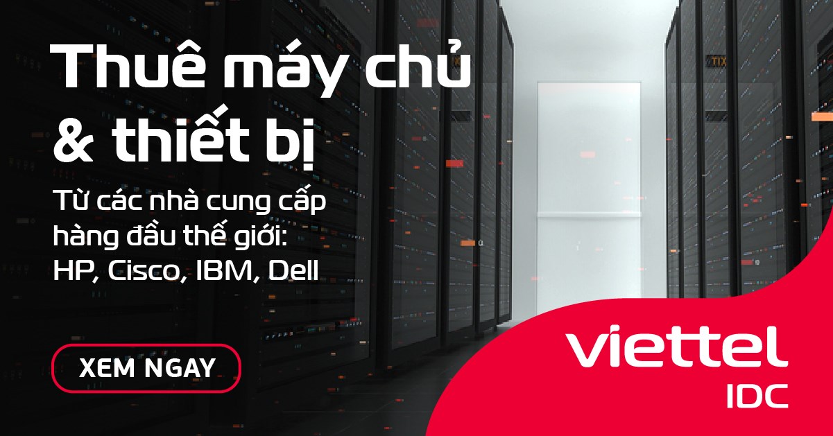 Thuê máy chủ và thiết bị